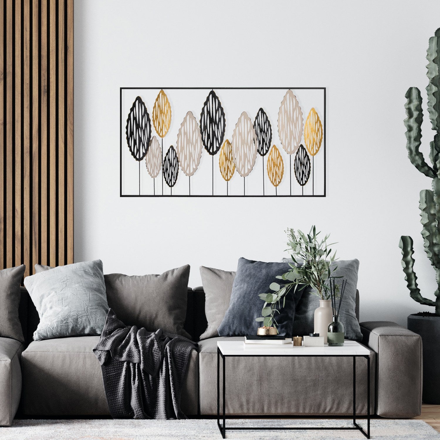 Acessório Decorativo 100% Metal Multicolor 114x4x60 cm – Best - 1 (279ENZ2568)