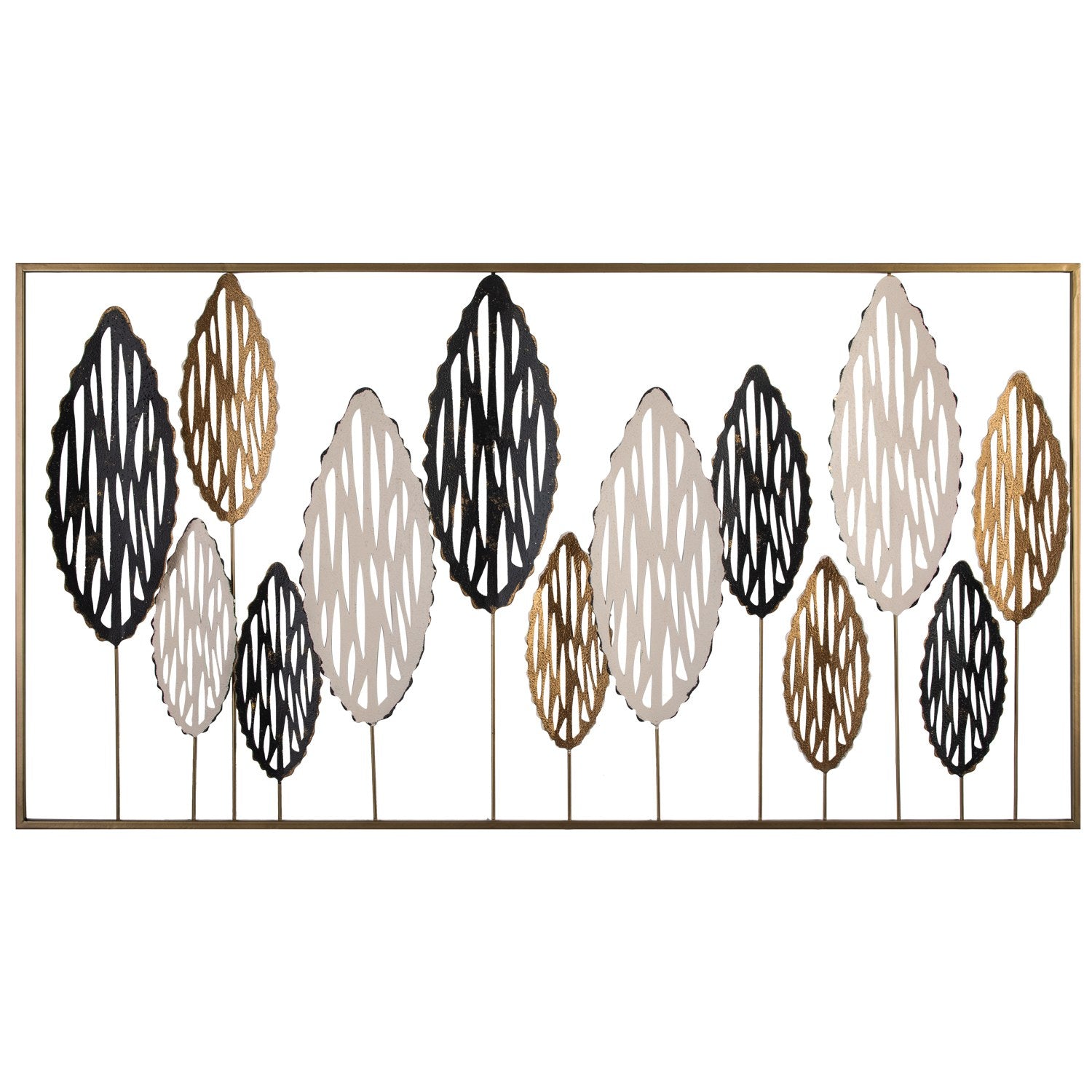 Acessório Decorativo em Metal “Best - 2” Multicolor, 114x4x60 cm (100% metal, 0,8 mm)
