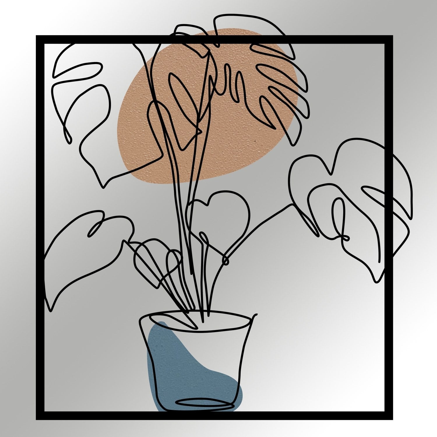 Estrela Multicolor de Parede em Metal e Madeira 49 x 53 cm – 279ENZ2636