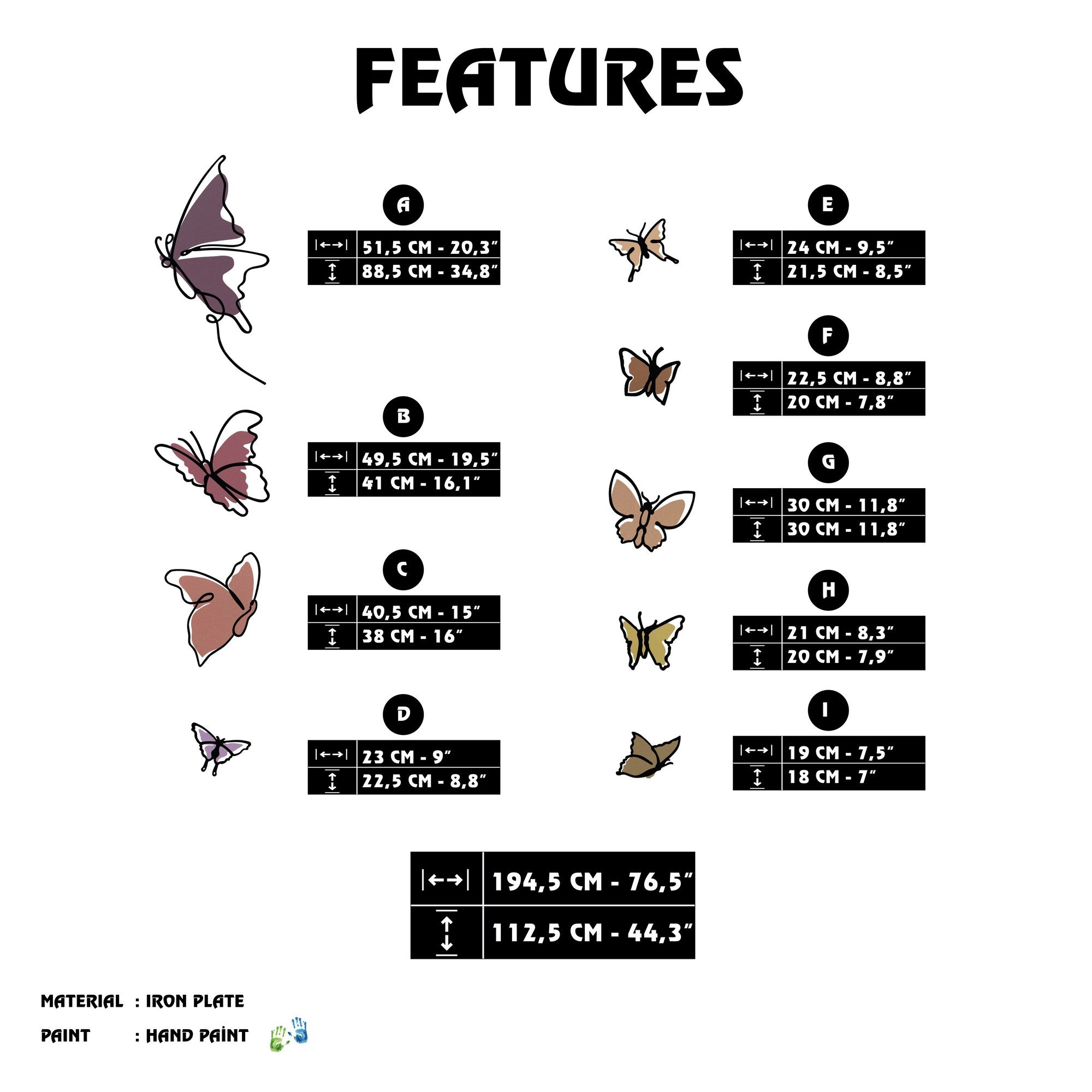 Marvelous M1 – Arte de Parede em Metal e Madeira, Multicor, 194,5 x 112 cm