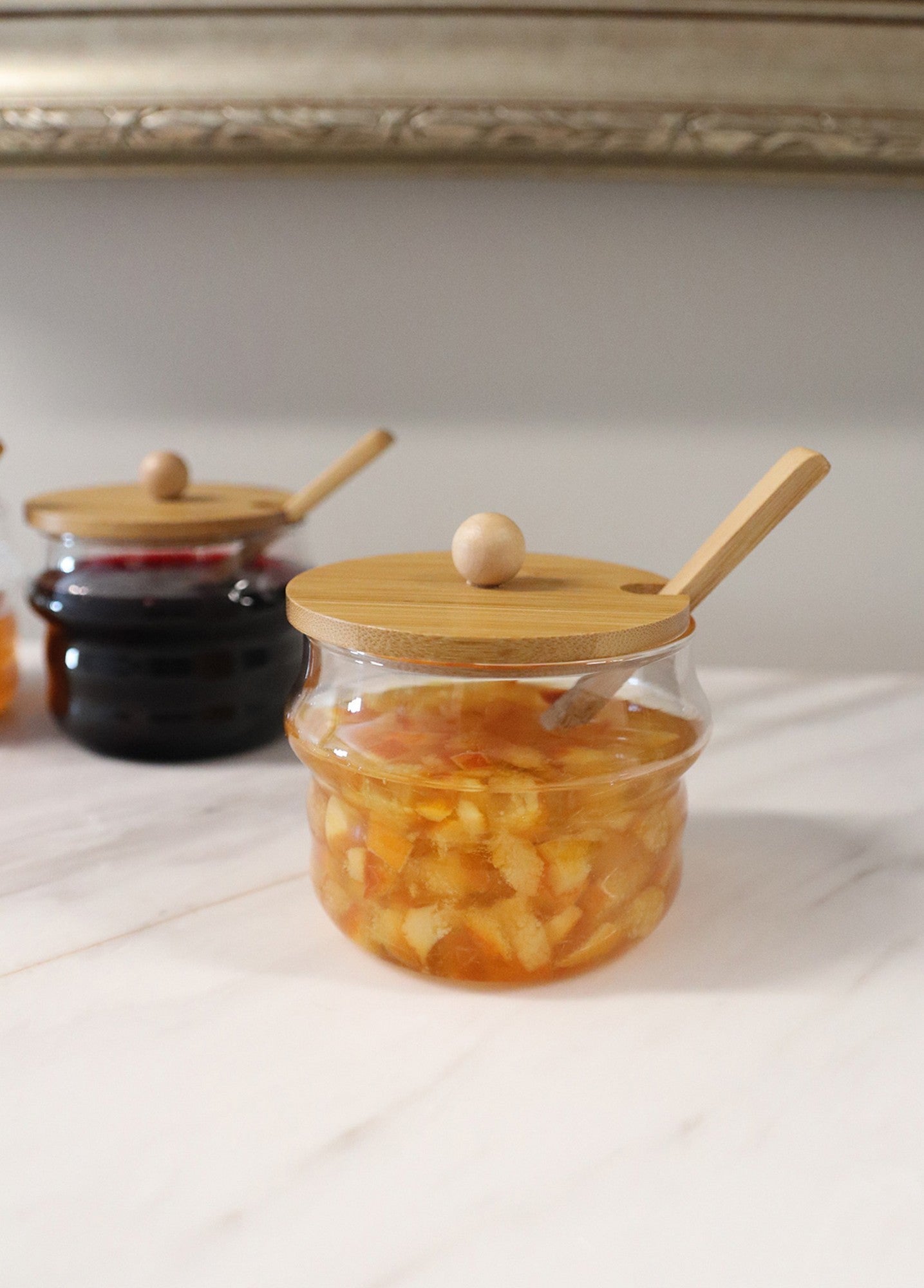 Frasco de Vidro – 9 x 9 x 10 cm – Transparente – 100% vidro