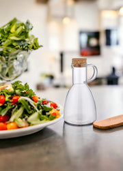 Dispensador de óleo de vidro – 9 x 9 x 17 cm – Transparente