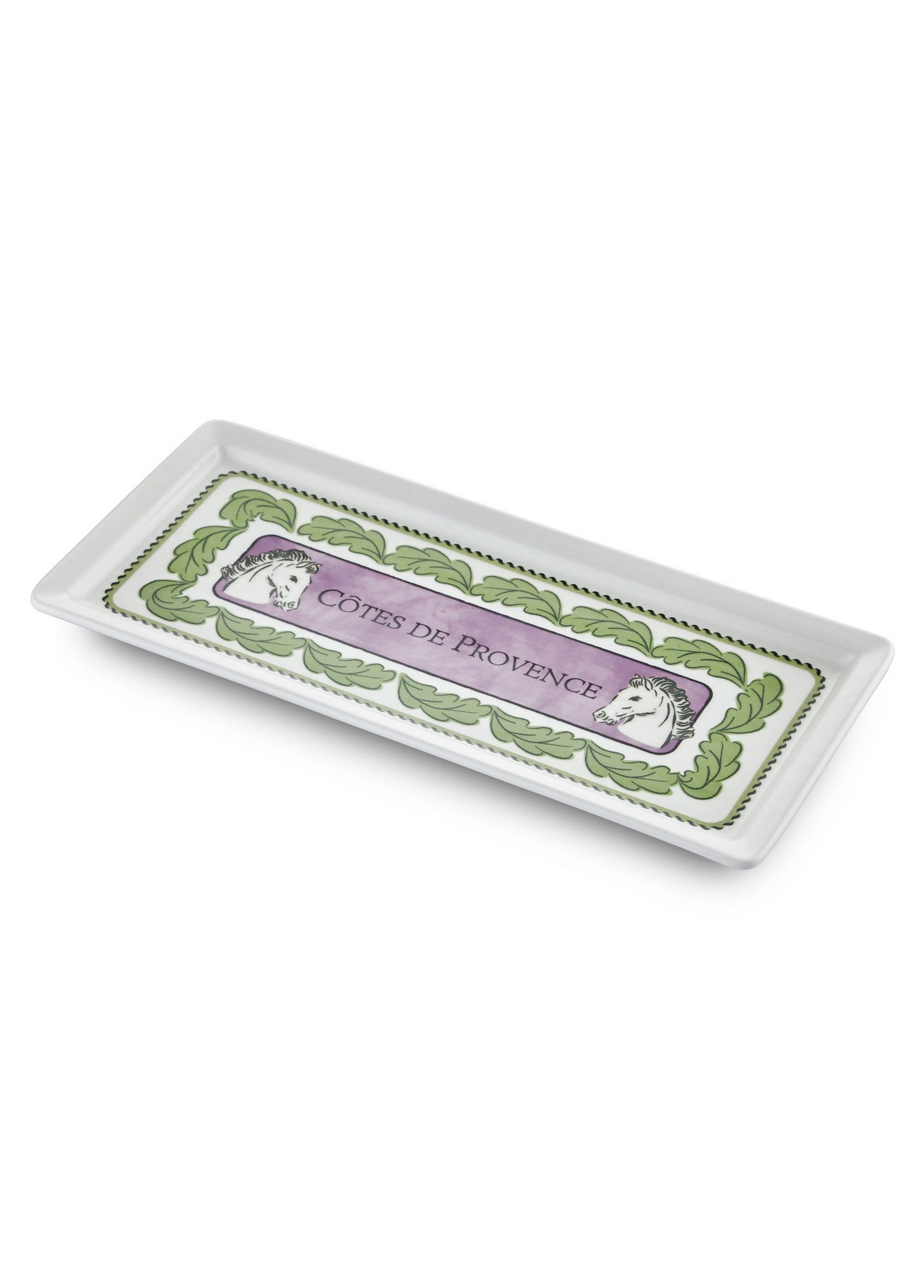 Prato de Cerâmica – 35 x 16 x 2 cm – Lilás