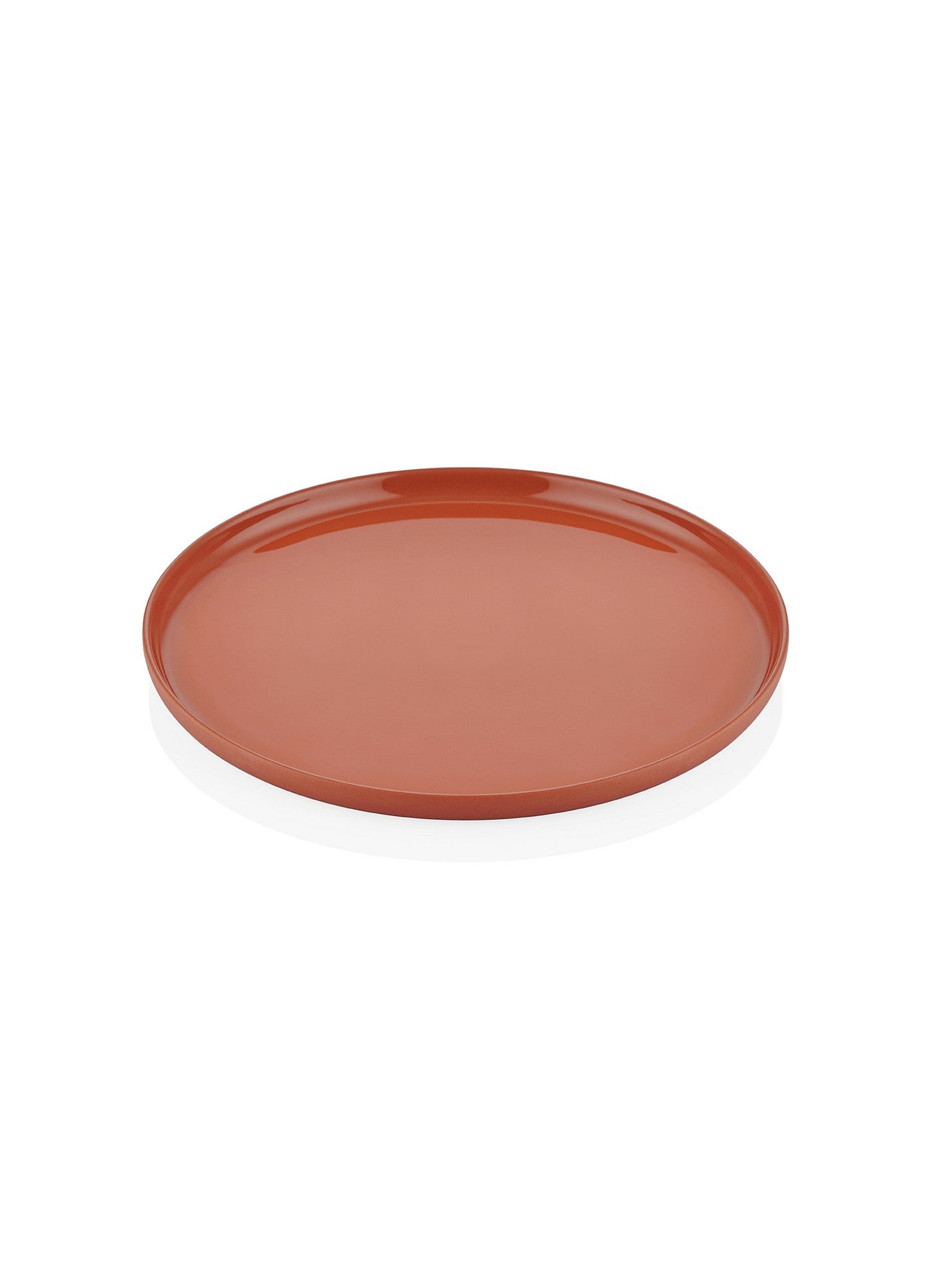 Prato de Servir Bolo – 21 x 21 x 1 cm – Terracota – Porcelana