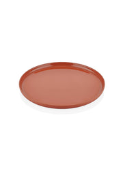 Prato de Servir Bolo – 21 x 21 x 1 cm – Terracota – Porcelana