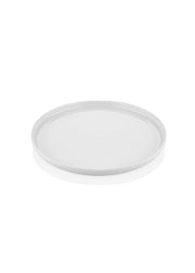 Prato de servir bolo – 21 x 21 x 1 cm – Branco – Porcelana