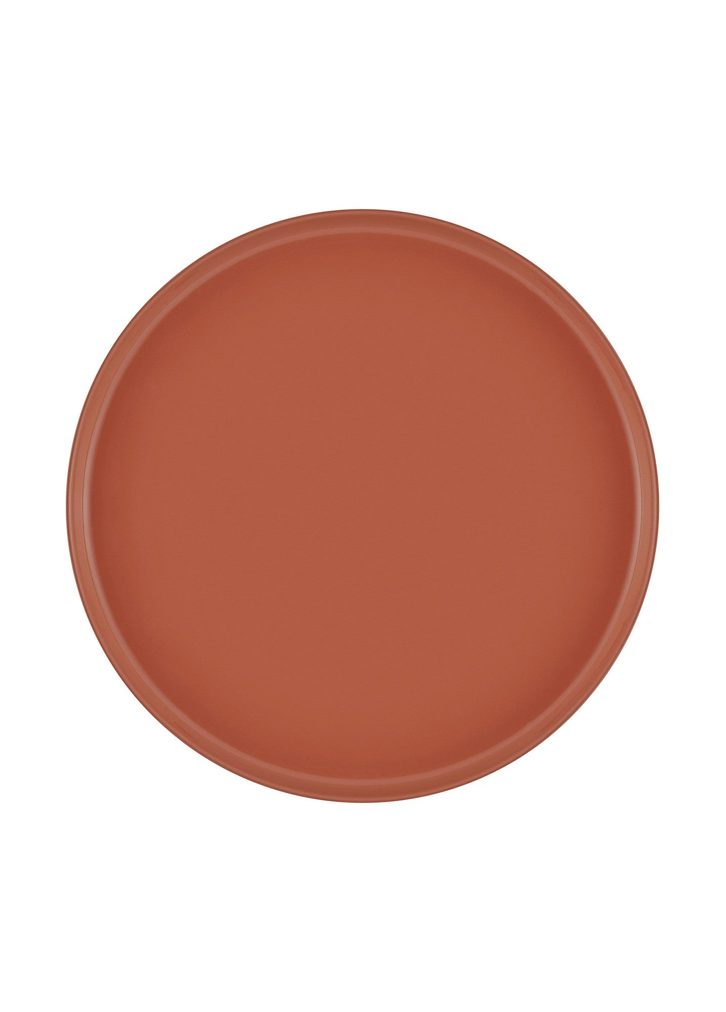 Prato de Servir Bolo – 27 x 27 x 2 cm – Terracota – Porcelana