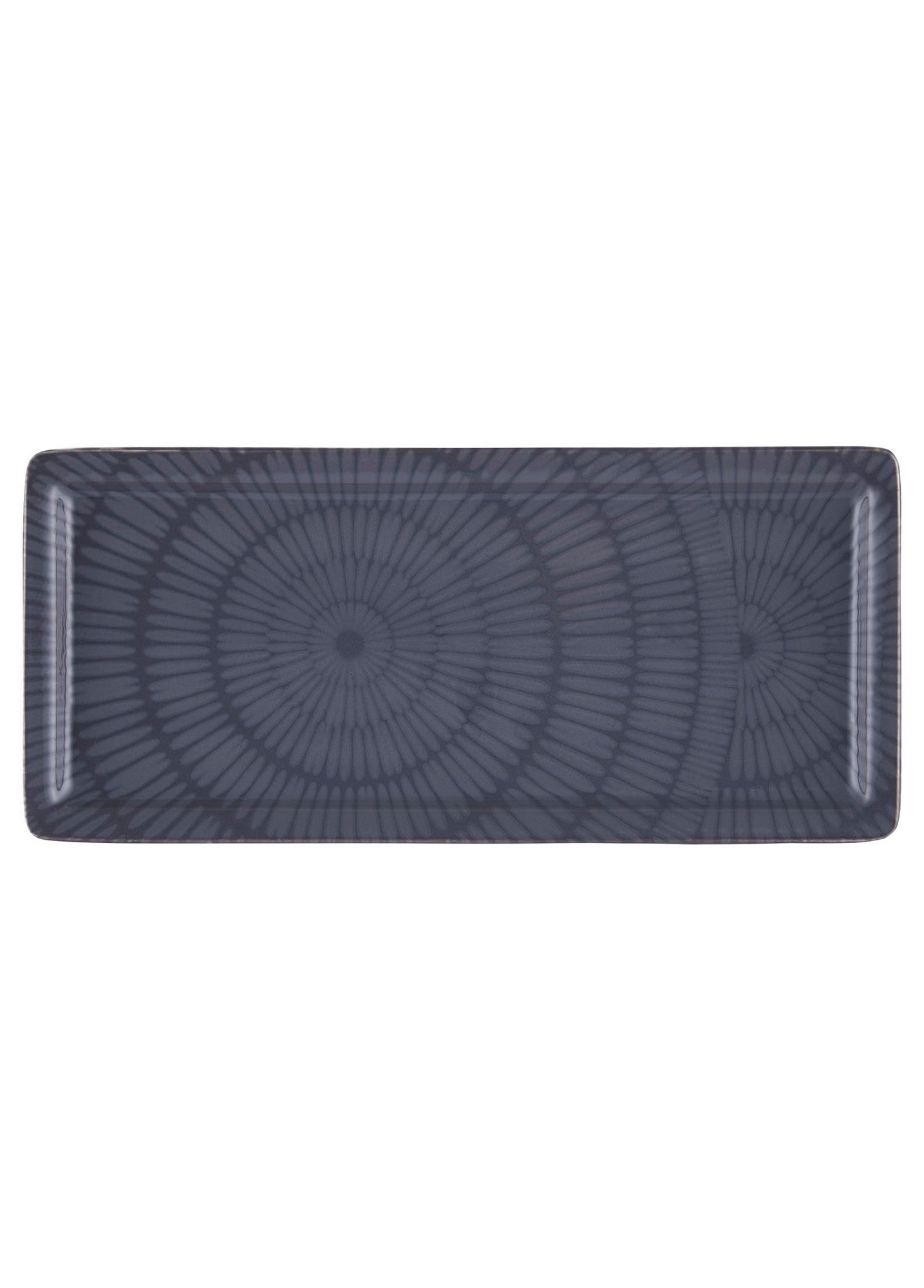 Prato de Serviço – 16 x 35 x 1 cm – Cinzento – 100% cerâmica