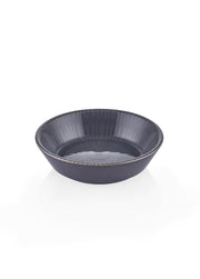 Conjunto de tigelas para aperitivos – 10 x 10 x 5 cm – cinza – cerâmica