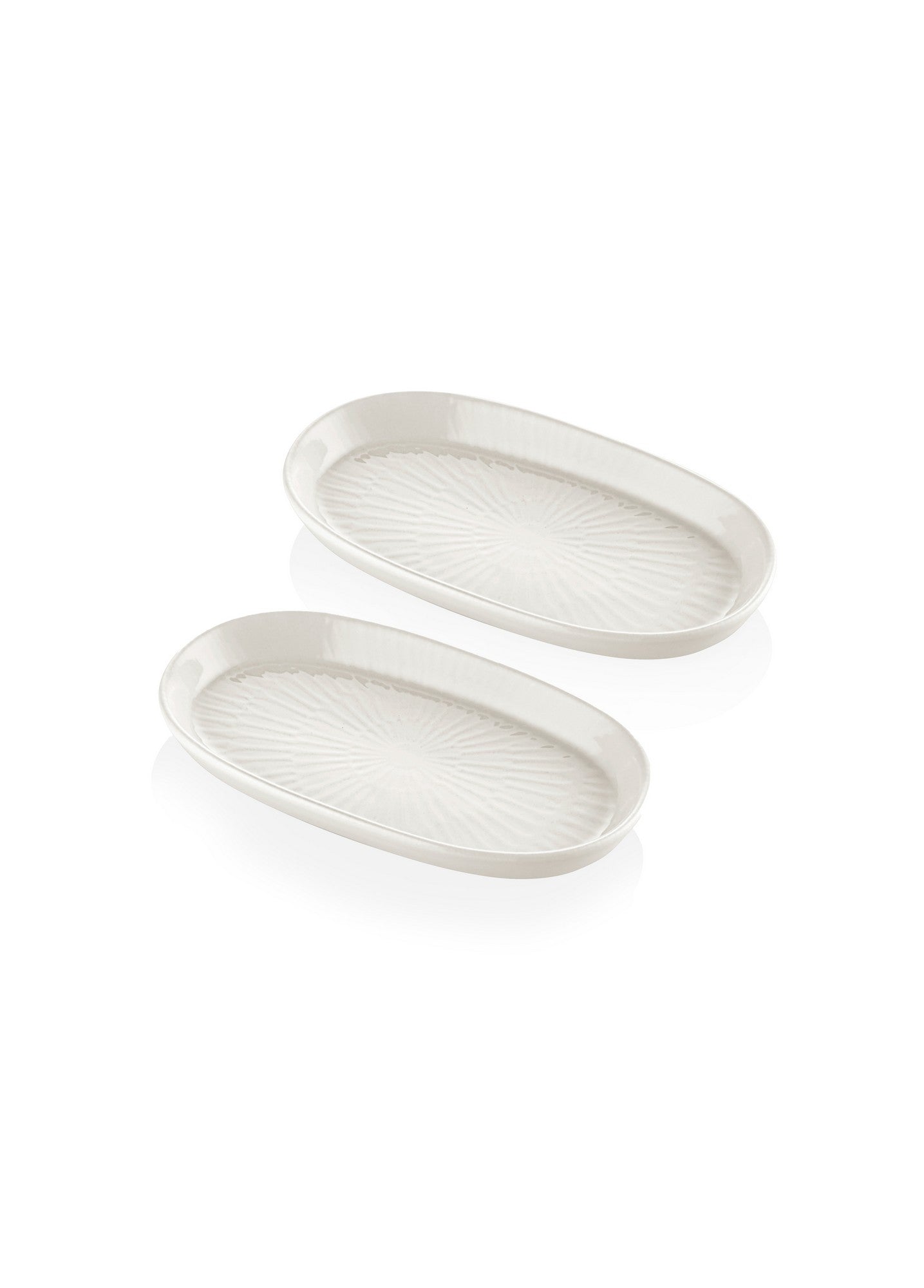 Travessa de Cerâmica – 10 x 17 x 4 cm – Creme