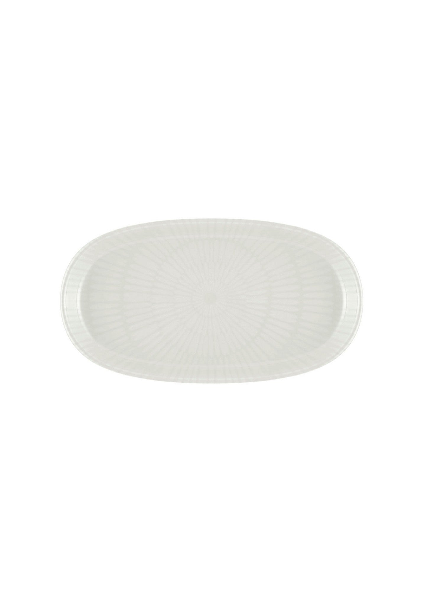 Conjunto de travessas de cerâmica – 14 x 26 x 4 cm – Creme – Cerâmica