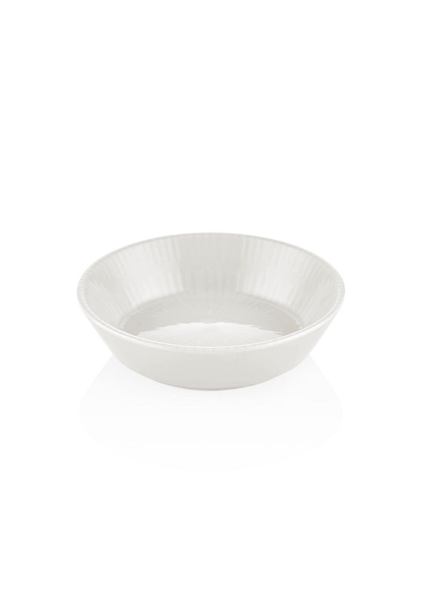 Conjunto de taças para aperitivos – 10 x 10 x 5 cm – Creme – Cerâmica