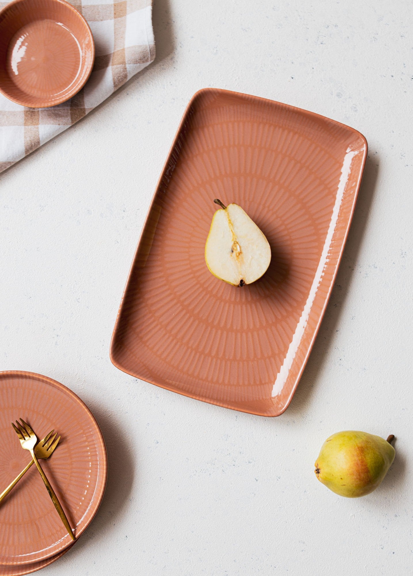 Prato de Serviço – 25 x 34 x 1 cm – Somon – Cerâmica