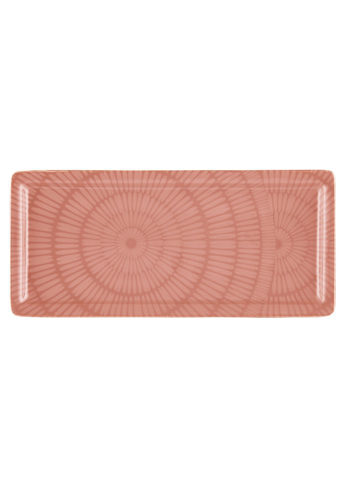 Prato de Serviço – 16 x 35 x 1 cm – Salmão – Cerâmica