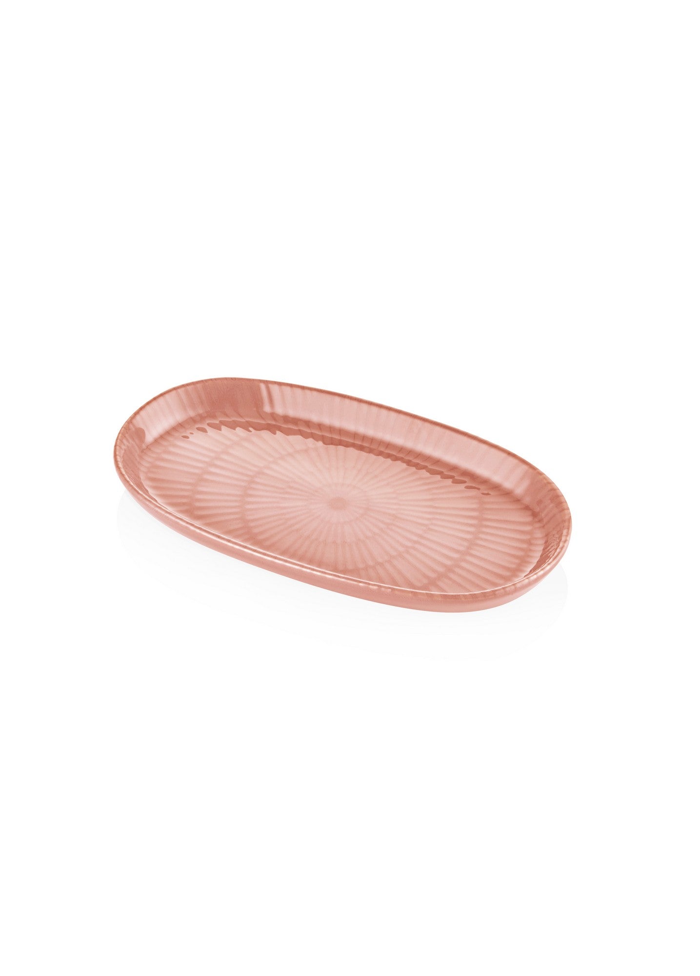 Travessa de Cerâmica – 14 x 26 x 4 cm – Cor Somon