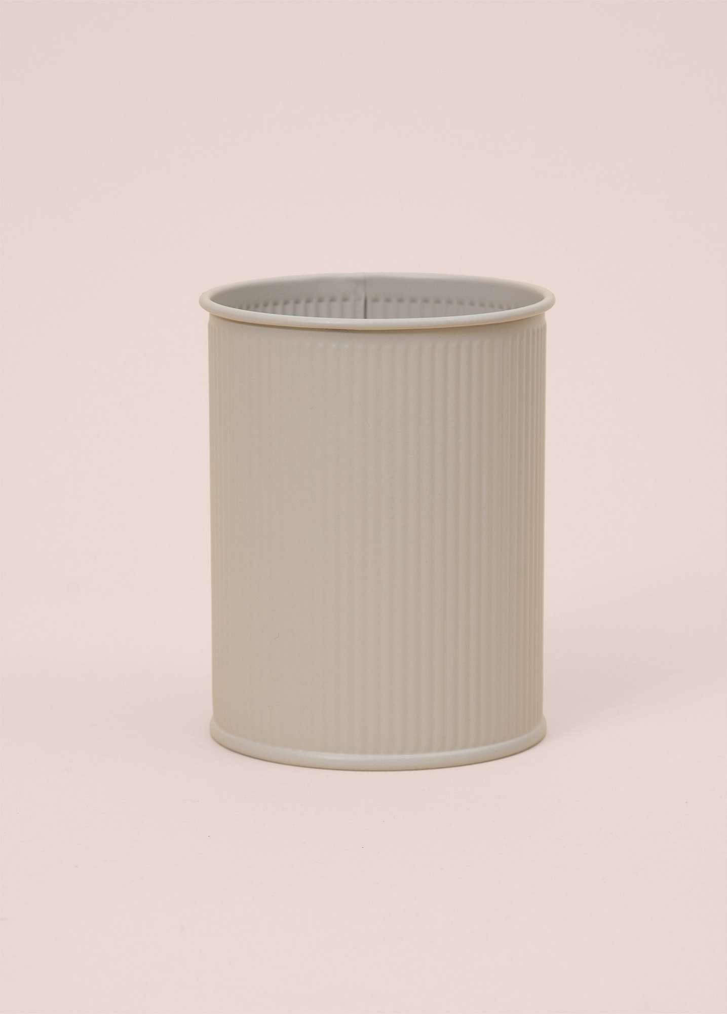 Porta Talheres – 10 x 10 x 13 cm – Bege – Galvanizado