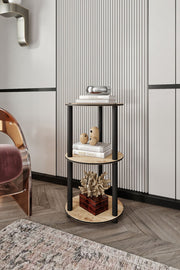 Estante Redonda 3 Andares Oak - Design Moderno e Funcional