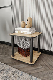 Estante 2 Níveis Square Oak - Design Moderno e Funcional