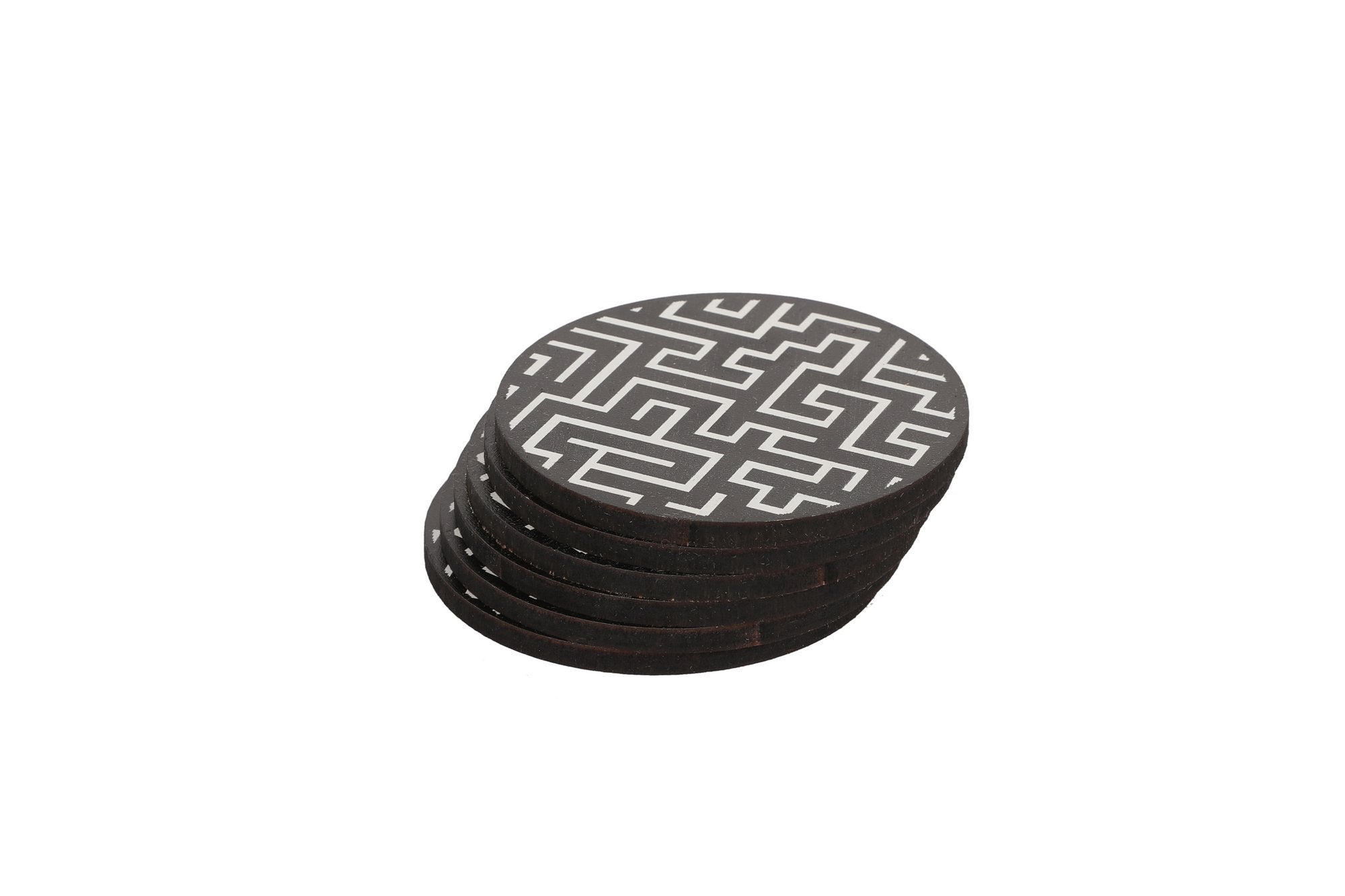 Tapete de vidro – 9 cm – Multicolorido – 100% madeira