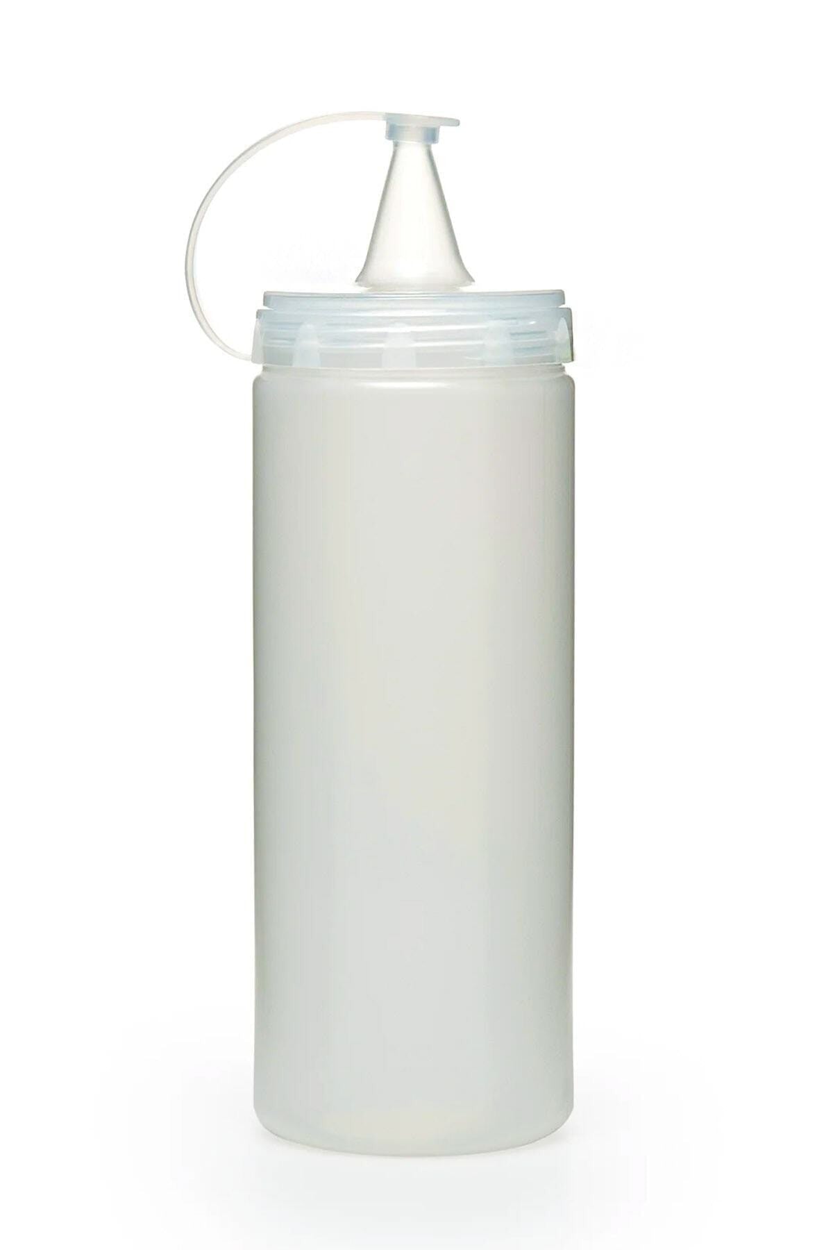 Conjunto de frascos de óleo (3 peças) – 7 x 7 x 25 cm – Transparente – Plástico