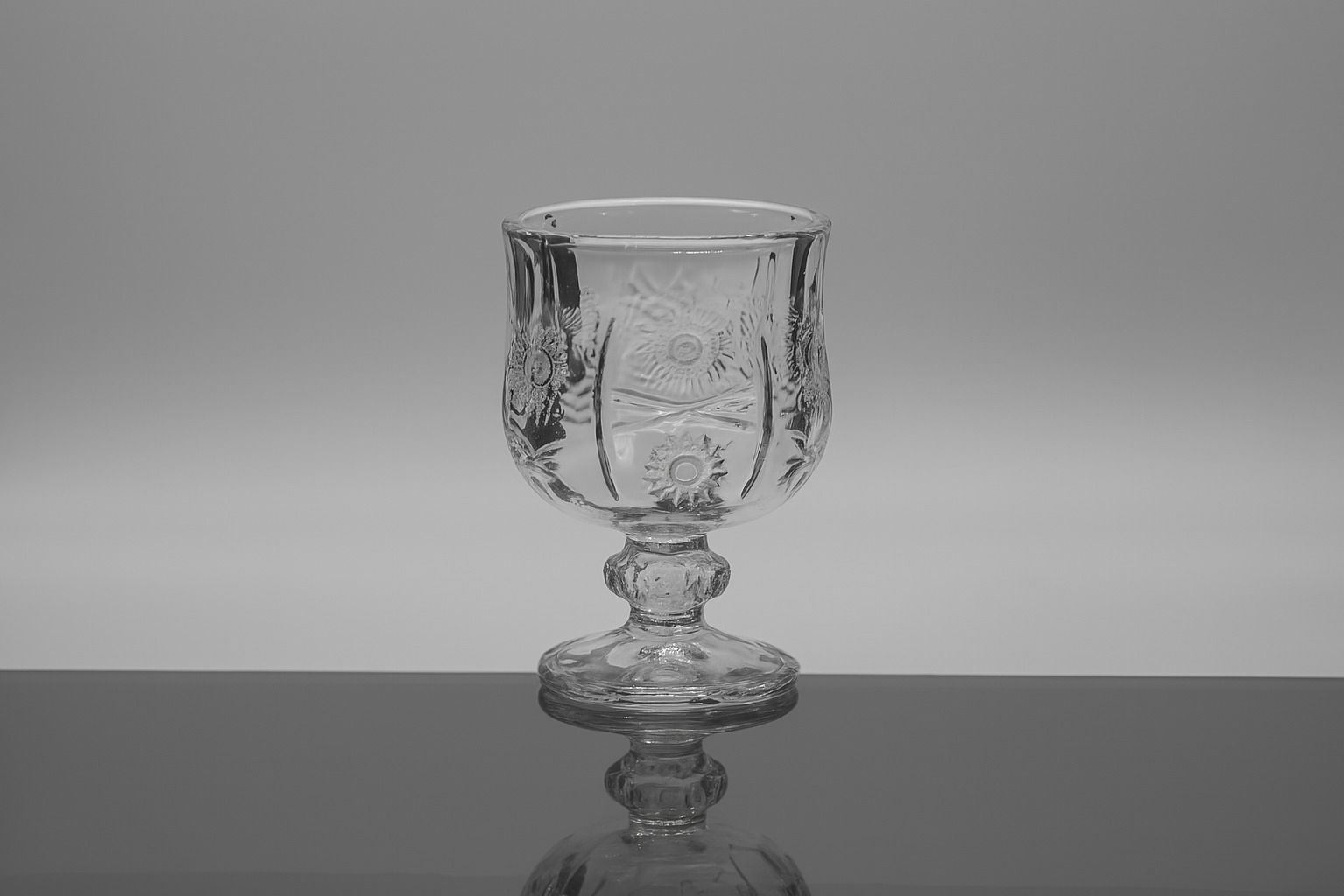 Conjunto de Copos de Cristal – 4 x 4 x 7 cm – Transparente