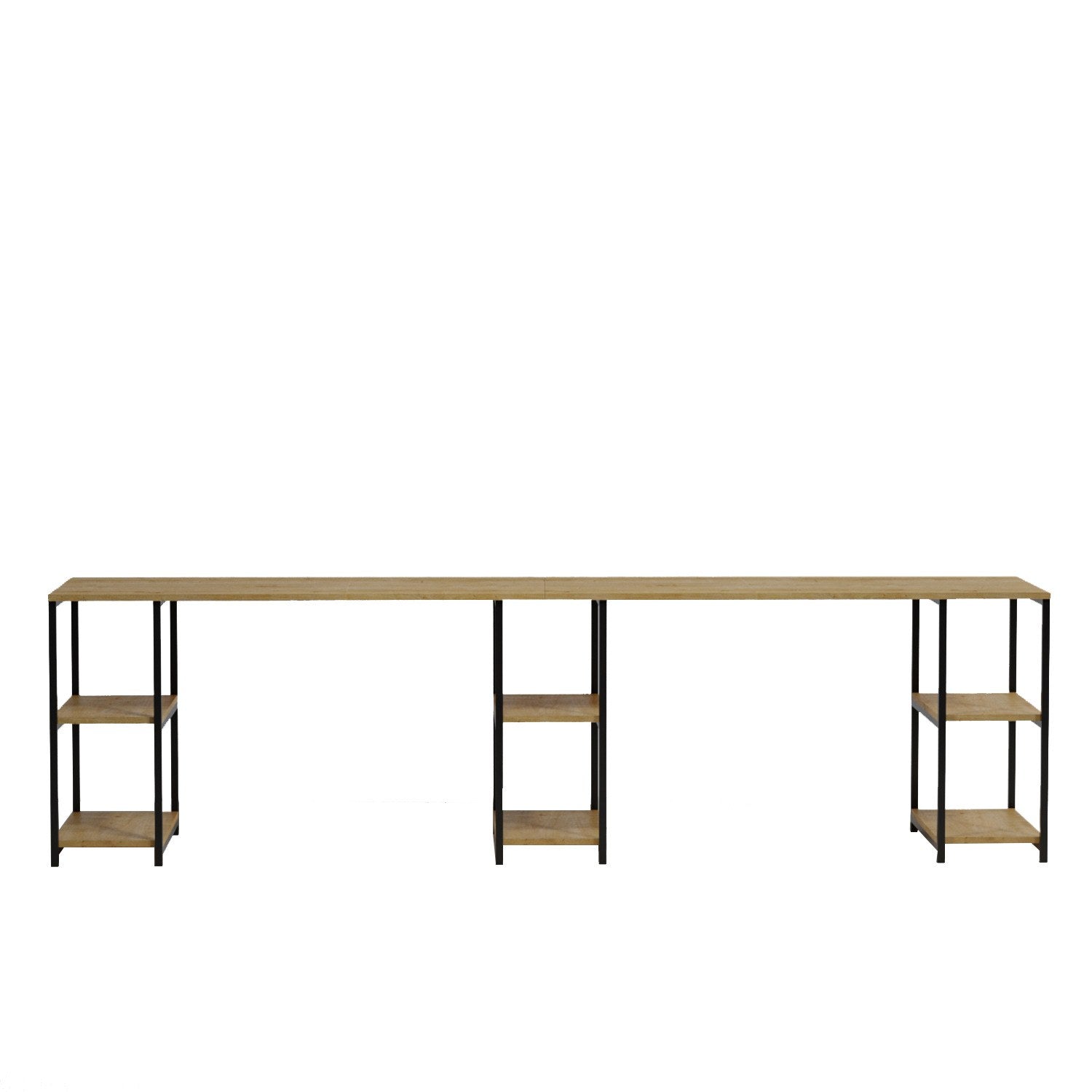 Secretária Sade L204 Oak - Mesa Escritório Luxo 152cm