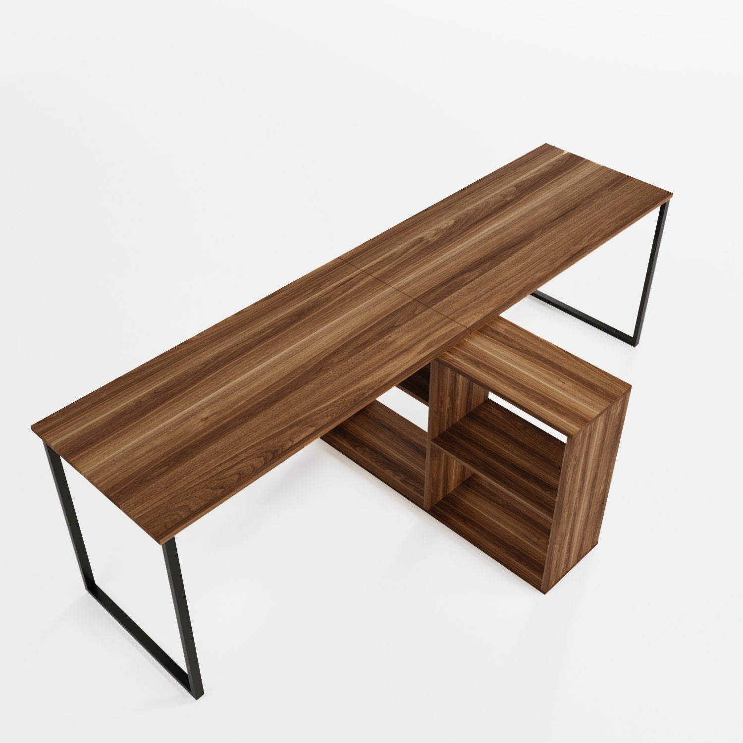 Secretária de Estudo London L208 Walnut - Design Premium