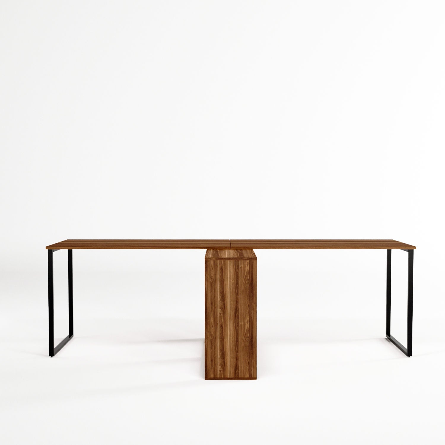 Secretária de Estudo London L208 Walnut - Design Premium