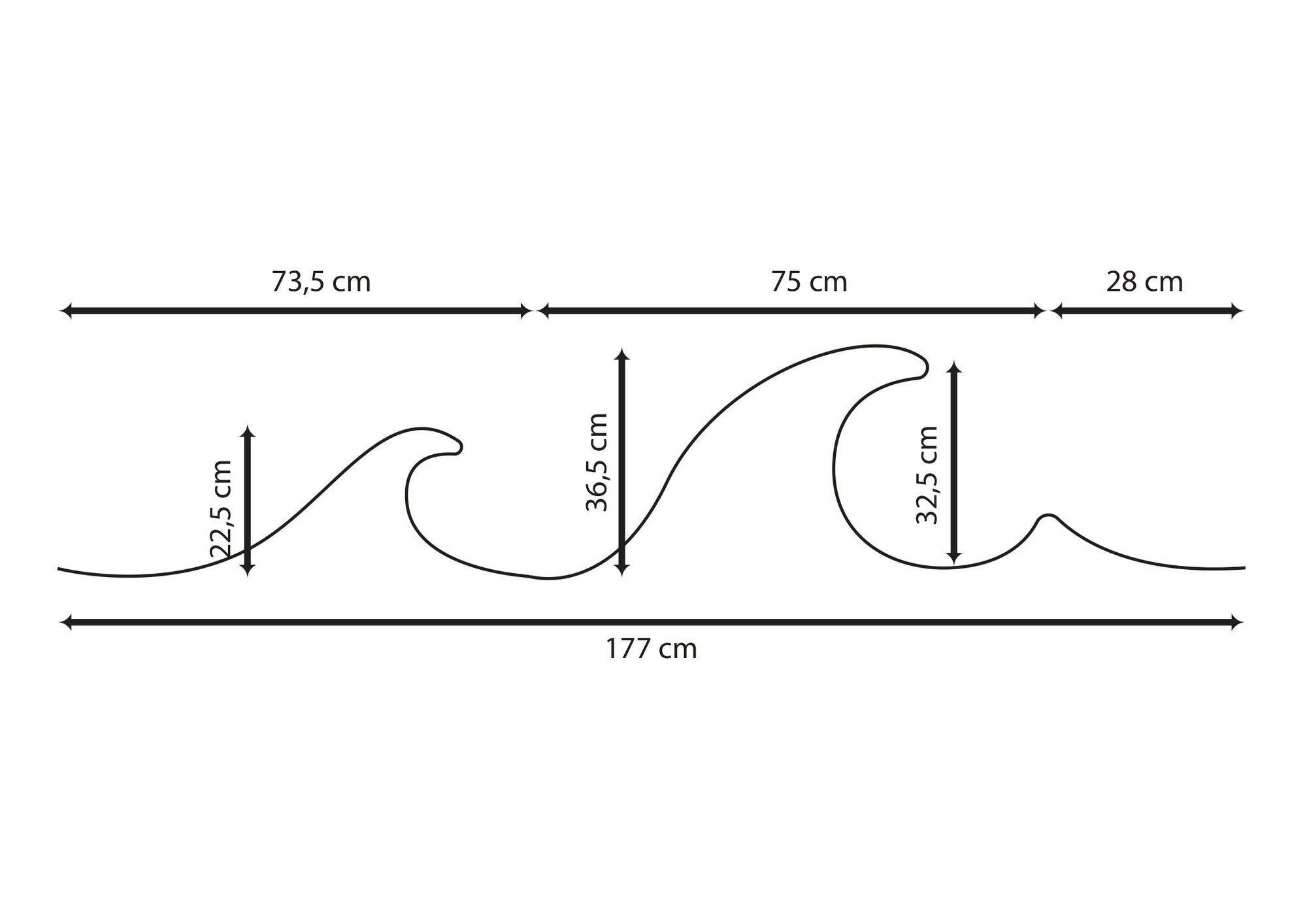 Iluminação LED de parede decorativa – 300 cm – Verde