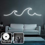 Iluminação Decorativa de Parede LED – Branco – Néon