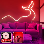 Iluminação LED de parede decorativa – 300 cm – Vermelho