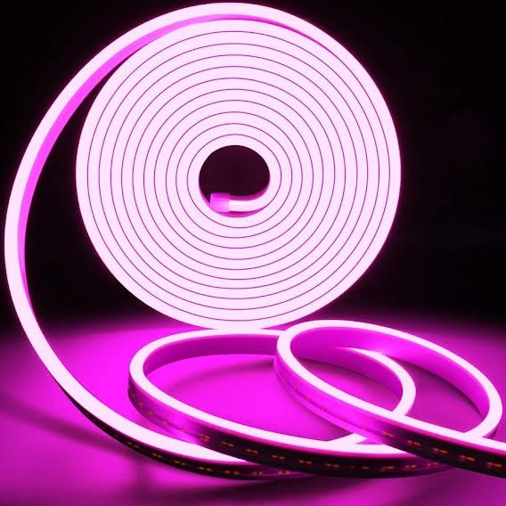 Iluminação LED de parede decorativa – 300 cm – Rosa
