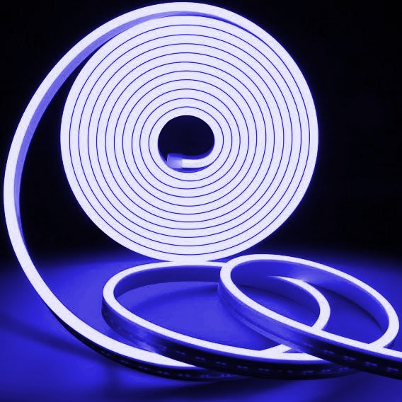 Iluminação decorativa de parede LED – 400 cm – Azul