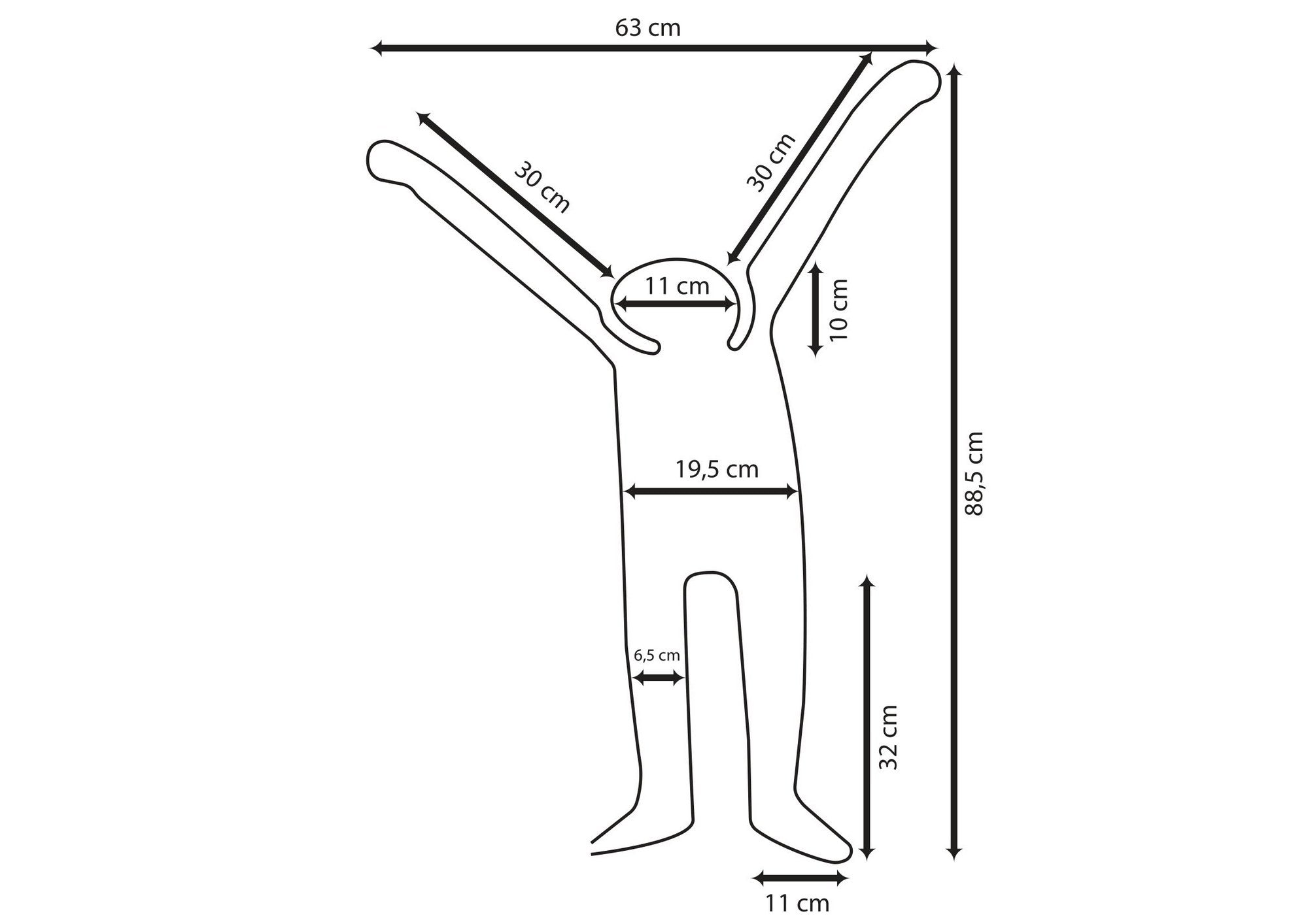 Iluminação LED decorativa de parede – 400 cm – Azul