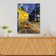 Tela Decorativa em Canvas 30x40 cm Multicolor com Impressão Digital e Moldura de Madeira