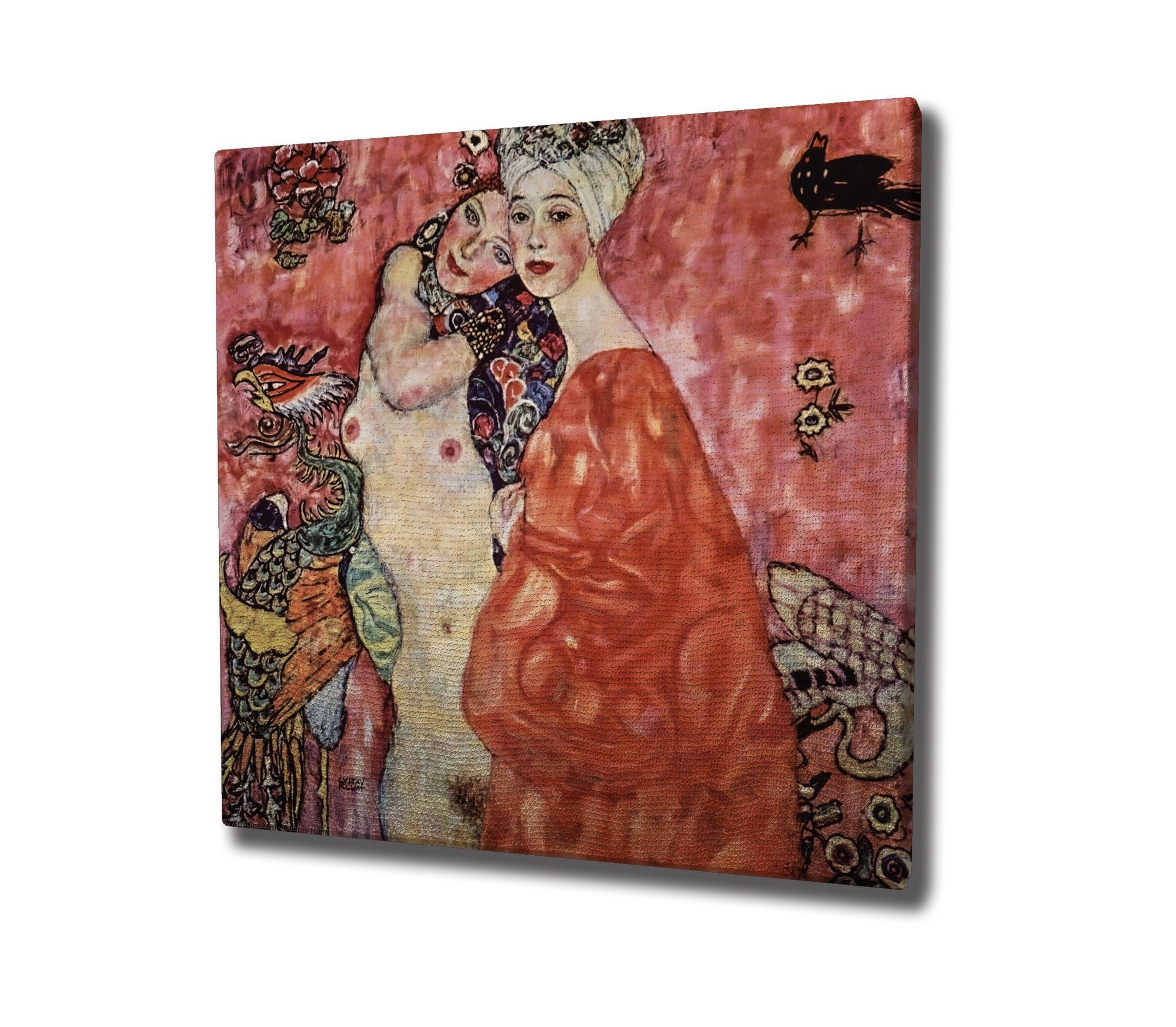 Quadro em Tela Multicolor 100x100 cm | Impressão Digital | 100% Canvas | Moldura de Madeira