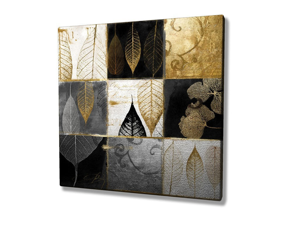 Quadro em Tela Decorativa Multicolor KNV4408_4040 40 x 40 cm, Impressão Digital em 100% Canvas com Moldura de Madeira