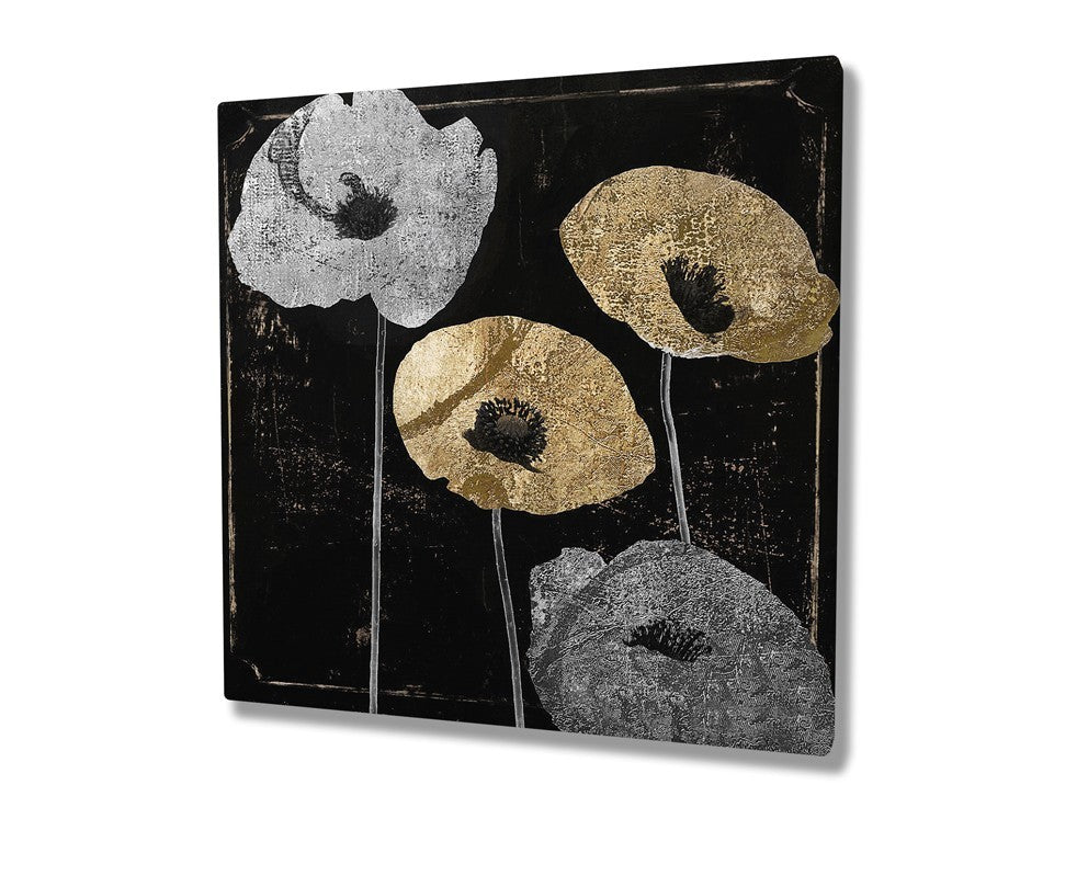 Quadro em Tela Decorativo Multicolor 100 x 100 cm, Impressão Digital, Moldura de Madeira (KNV4409_100100)