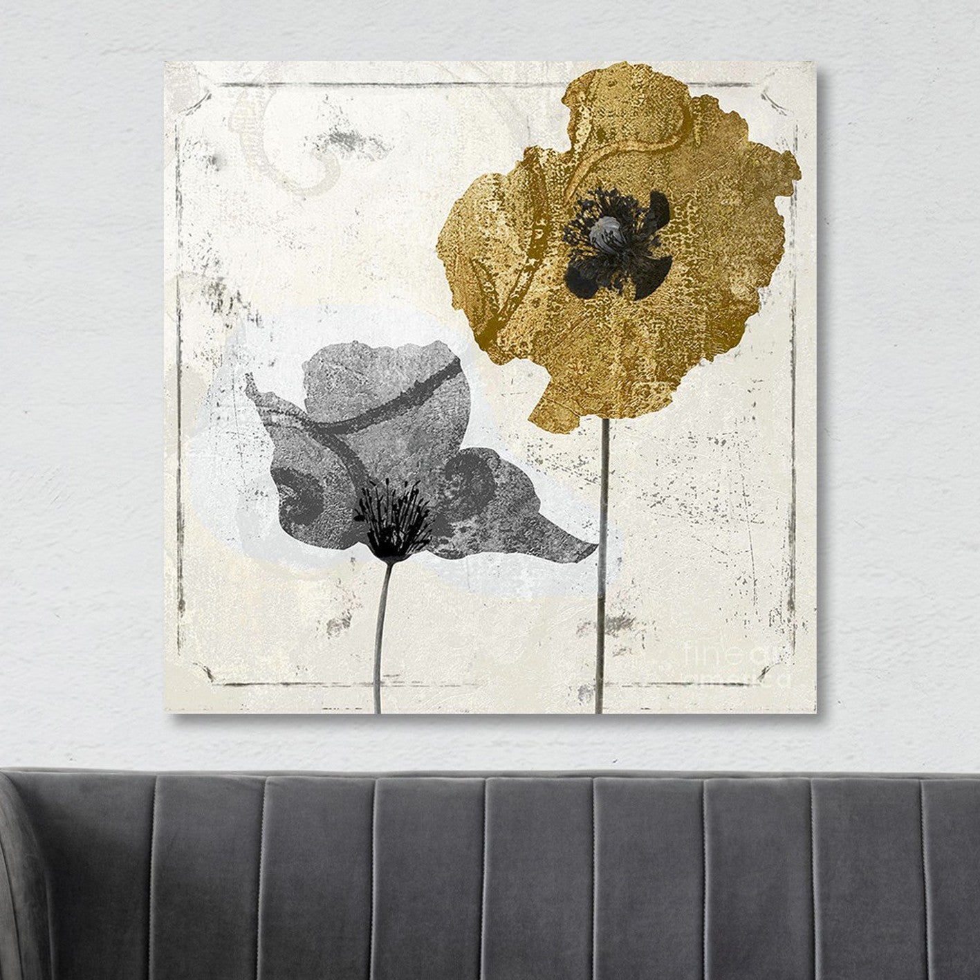 Tela Decorativa Multicolor 70x70 cm – Impressão Digital em 100% Canvas com Moldura de Madeira (KNV4410_7070)