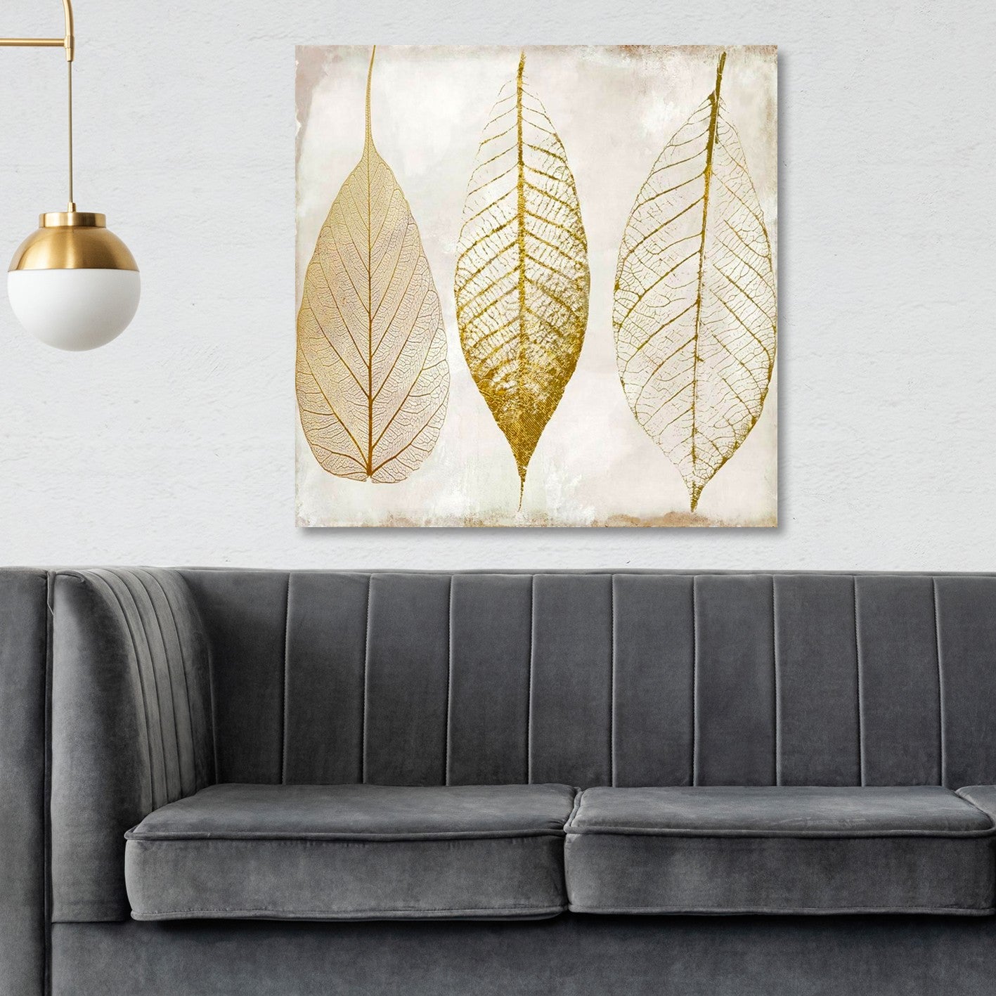 Tela Decorativa Multicolor KNV4412_7070 70x70 cm com Moldura de Madeira – Impressão Digital em 100% Canvas