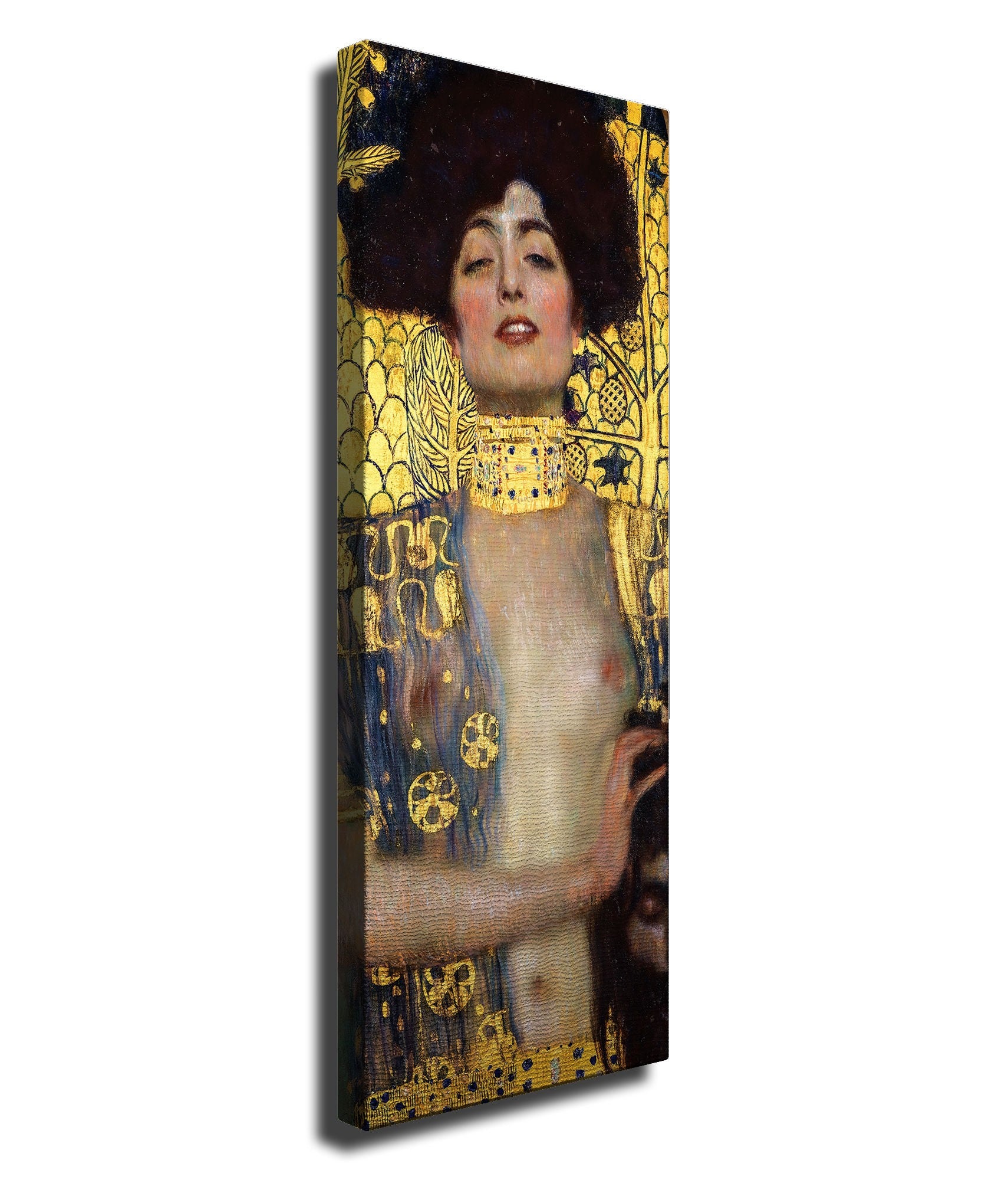 Tela Decorativa 100% Canvas 30x80 cm Multicolor – Impressão Digital, Moldura de Madeira