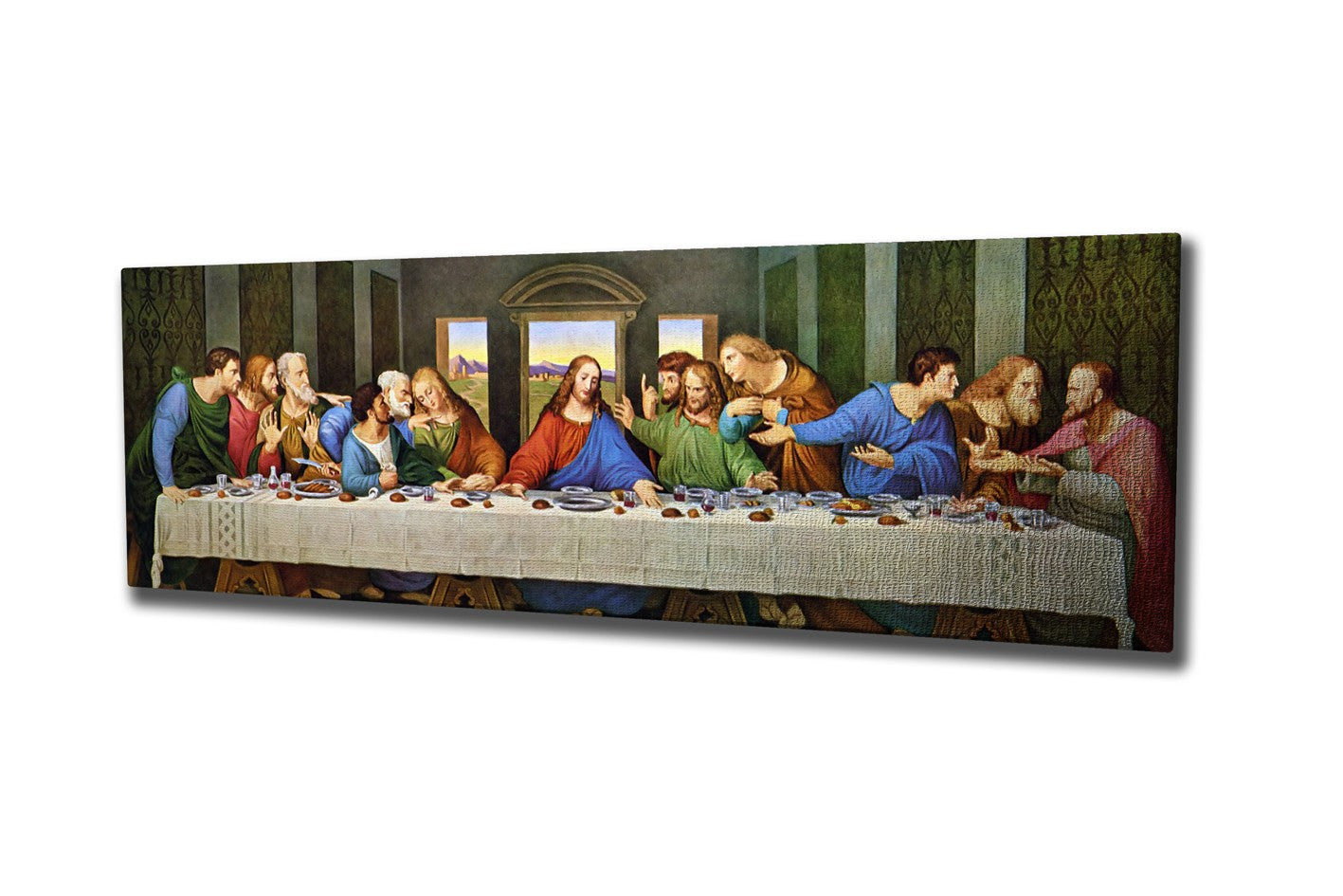 Tela Decorativa Multicolor 30x80 cm em 100% Canvas com Moldura de Madeira – Impressão Digital (KNV4417_3080)