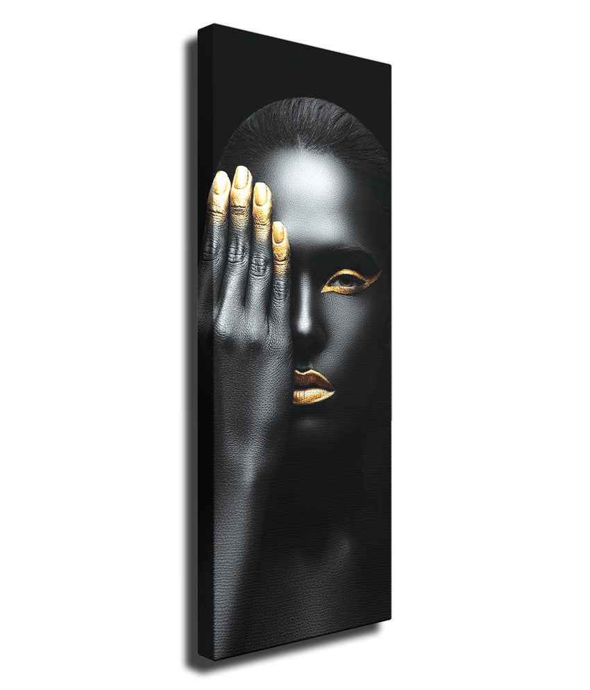 Tela Decorativa 30x80 cm Multicolor com Moldura de Madeira – Impressão Digital em 100% Tela