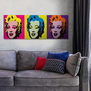 Tela Decorativa Multicolor 30x80 cm – Impressão Digital em 100% Canvas com Moldura de Madeira