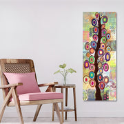 Tela Decorativa Multicolor 30x80 cm – Canvas 100% com Moldura de Madeira, Impressão Digital