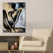 Tela Decorativa Multicolor 50x70 cm — Impressão Digital em 100% Canvas, Moldura de Madeira (KNV4449_5070)