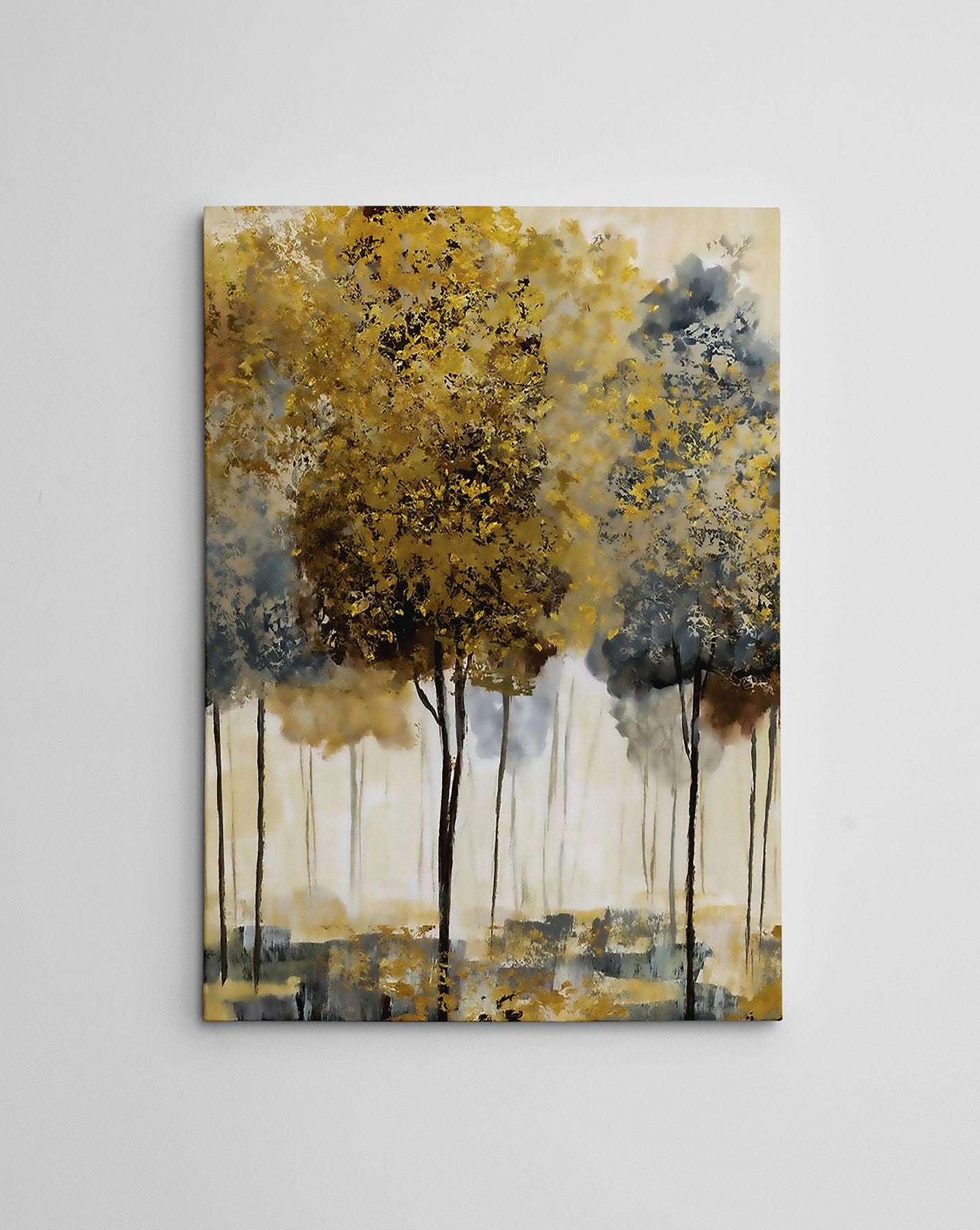 Tela Decorativa 50 x 70 cm, Multicolor, Impressão Digital, 100% Canvas, Moldura de Madeira