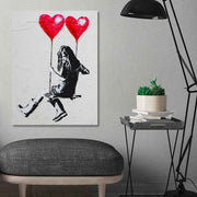 Tela Decorativa Multicolor 50 x 70 cm com Moldura de Madeira – Impressão Digital em 100% Tela