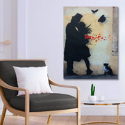 Quadro Decorativo em Canvas 100% 50x70 cm Multicolor – Impressão Digital, Moldura de Madeira