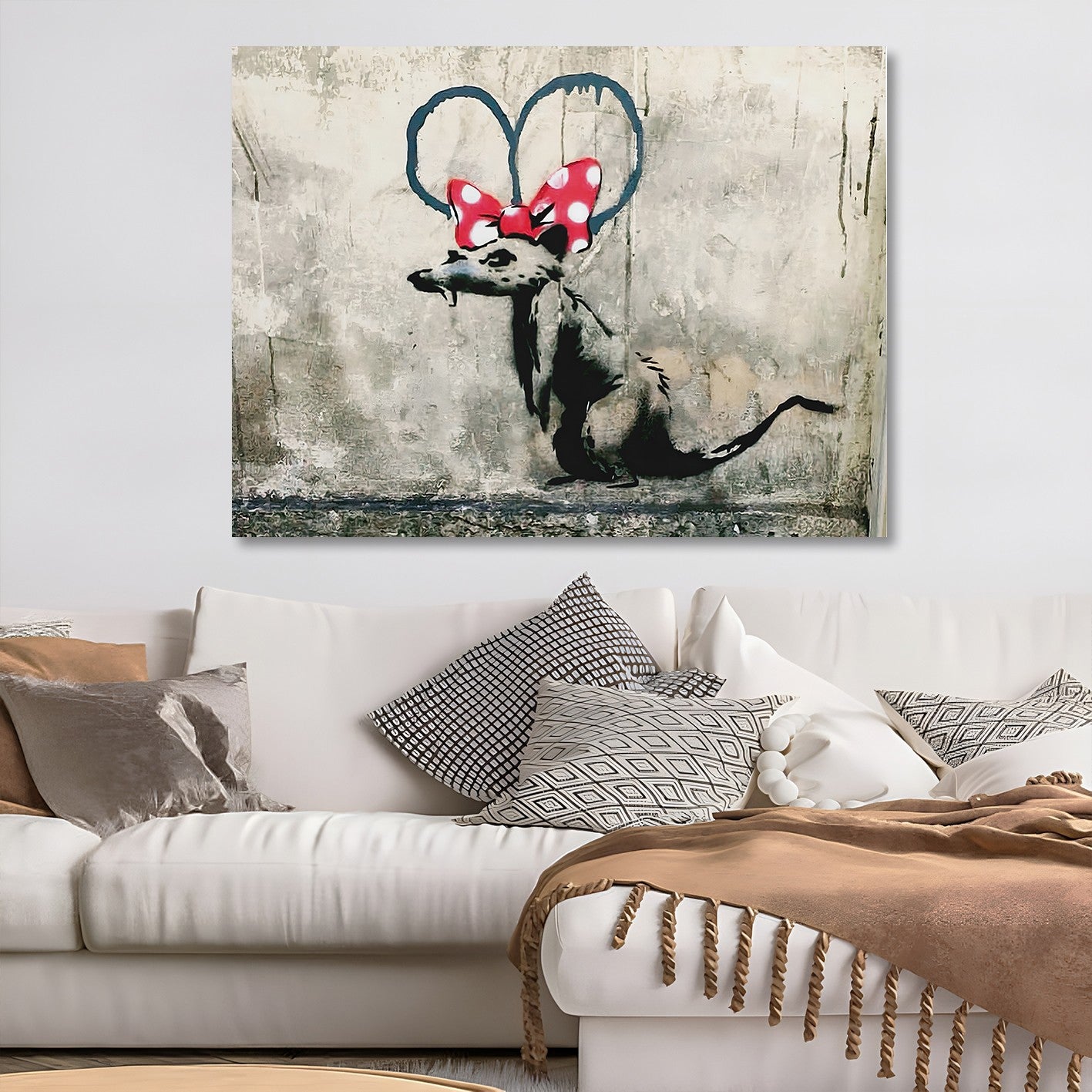 Tela Decorativa em Canvas 100% Multicolor 50 x 70 cm com Moldura de Madeira – Impressão Digital (KNV4467_5070)